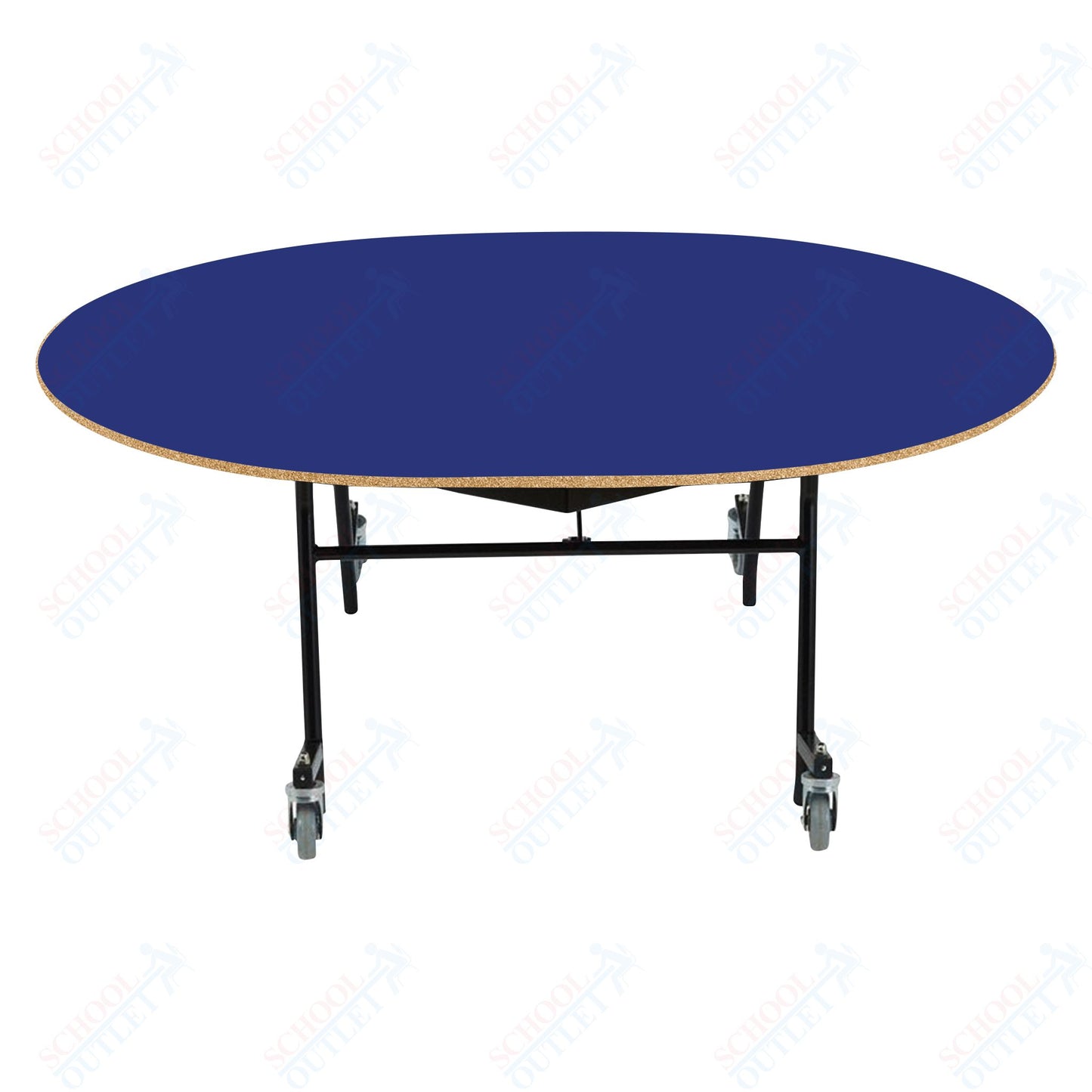 NPS EasyFold 60" x 72" Oval Table (National Public Seating NPS-MTSSF-60V)