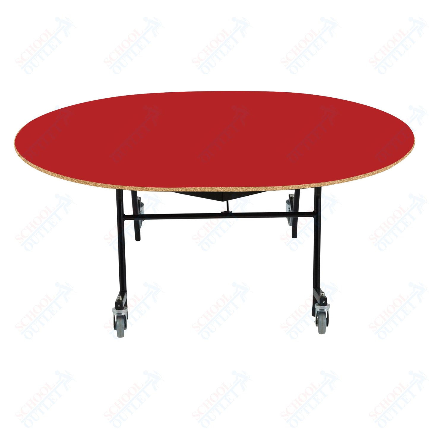NPS EasyFold 60" x 72" Oval Table (National Public Seating NPS-MTSSF-60V)
