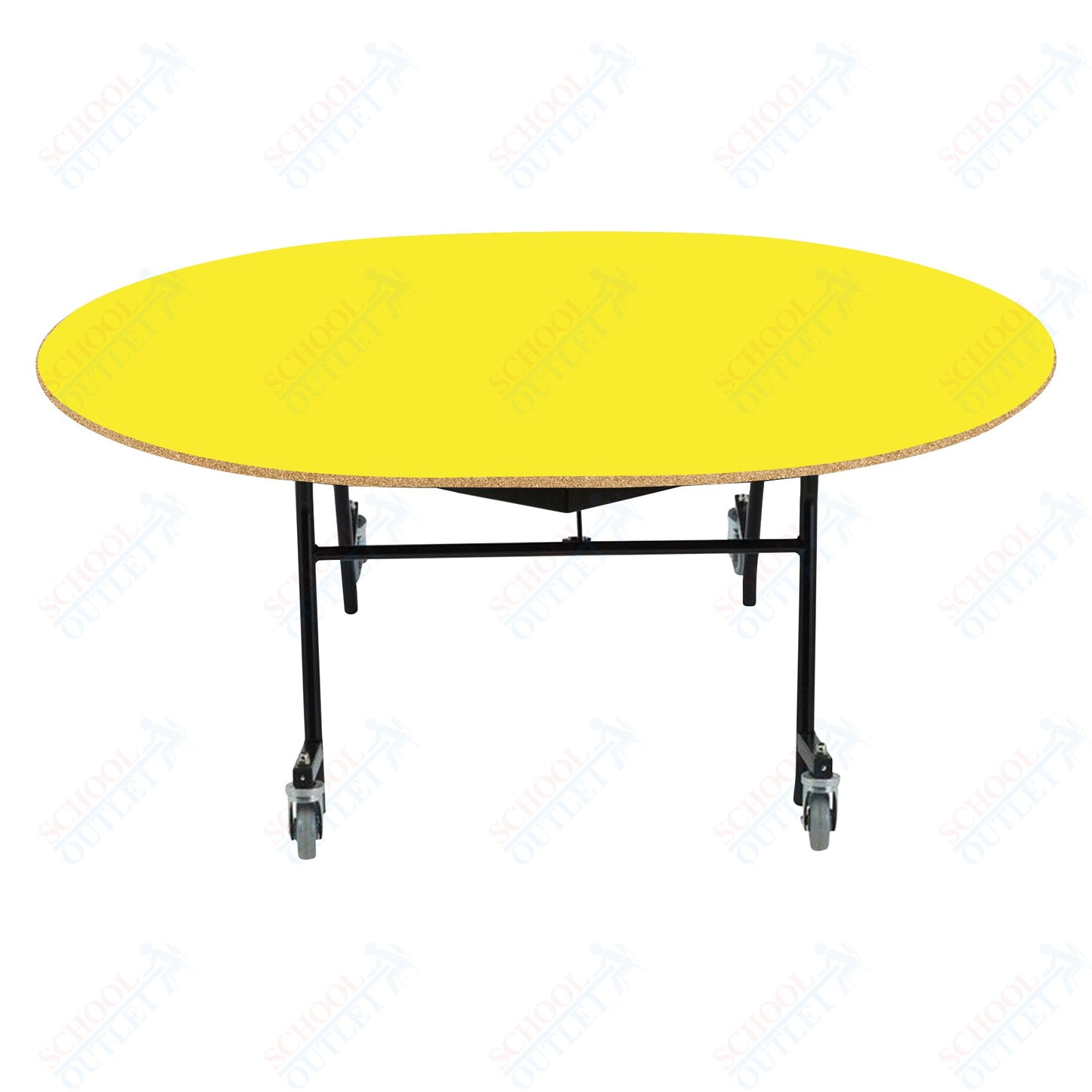 NPS EasyFold 60" x 72" Oval Table (National Public Seating NPS-MTSSF-60V)