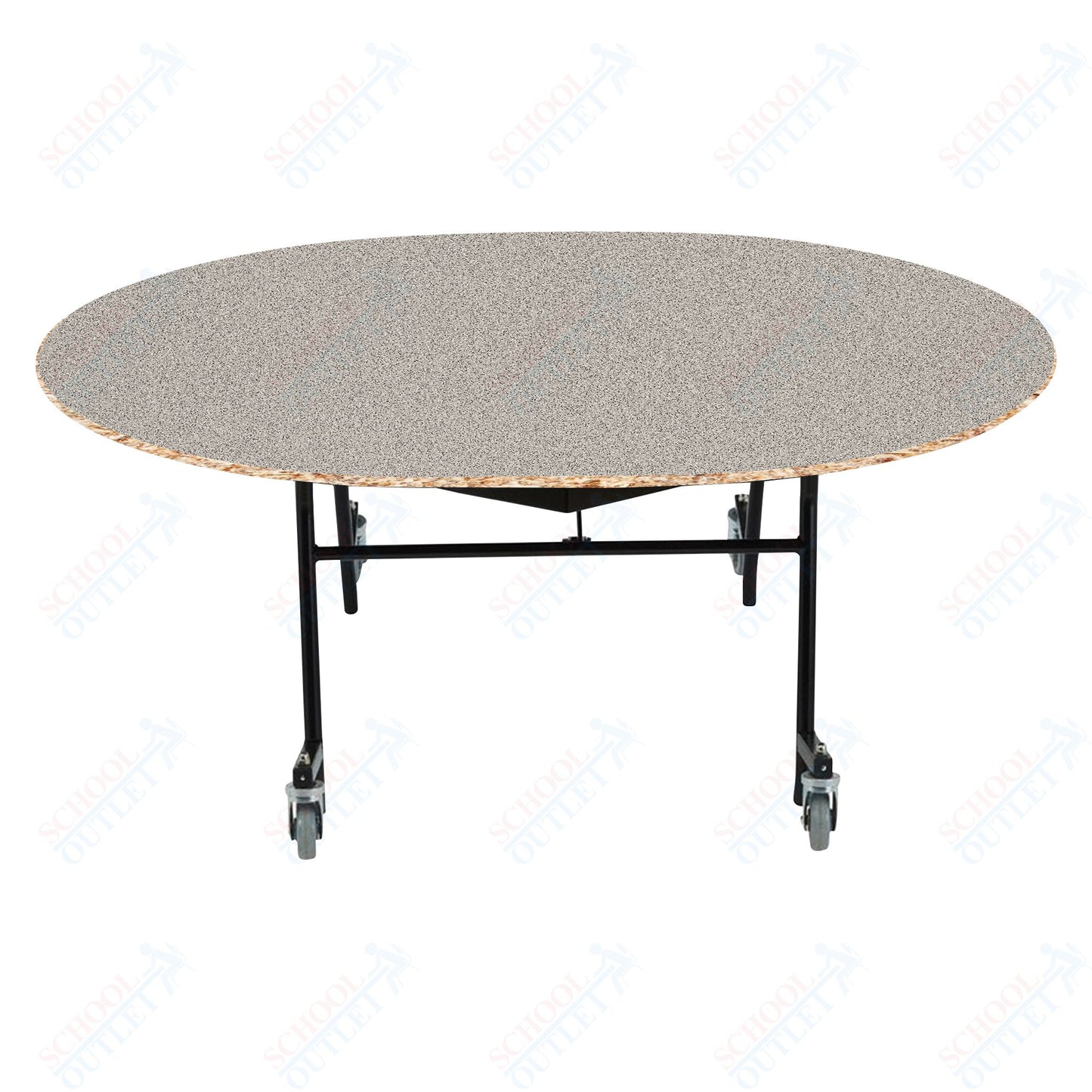 NPS EasyFold 60" x 72" Oval Table (National Public Seating NPS-MTSSF-60V)