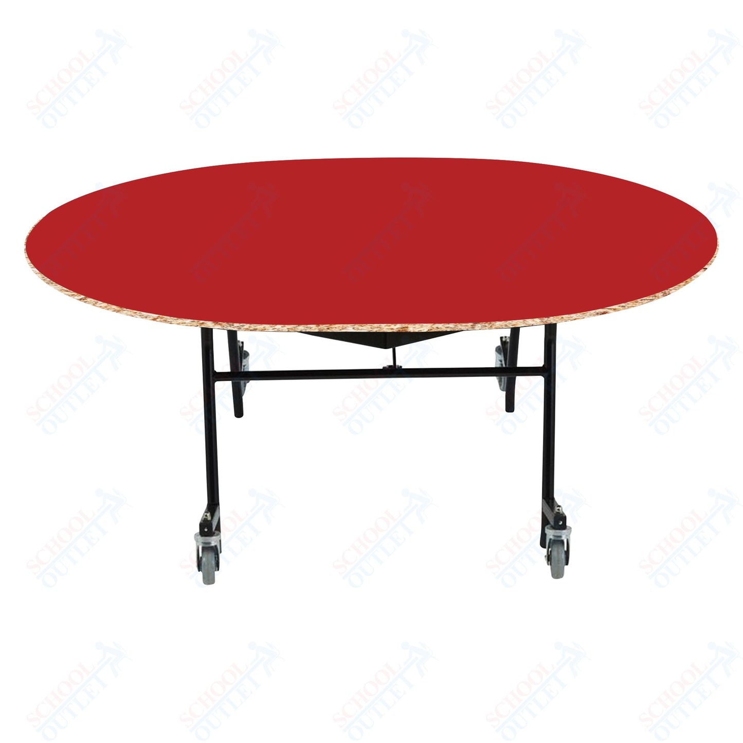 NPS EasyFold 60" x 72" Oval Table (National Public Seating NPS-MTSSF-60V)