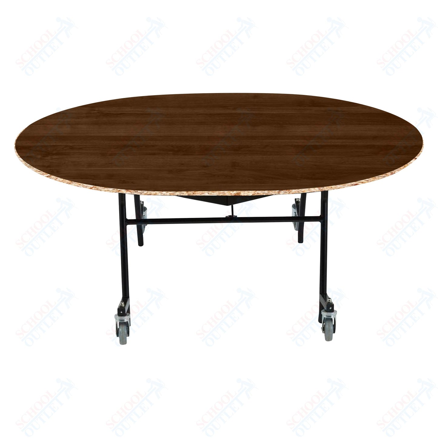 NPS EasyFold 60" x 72" Oval Table (National Public Seating NPS-MTSSF-60V)