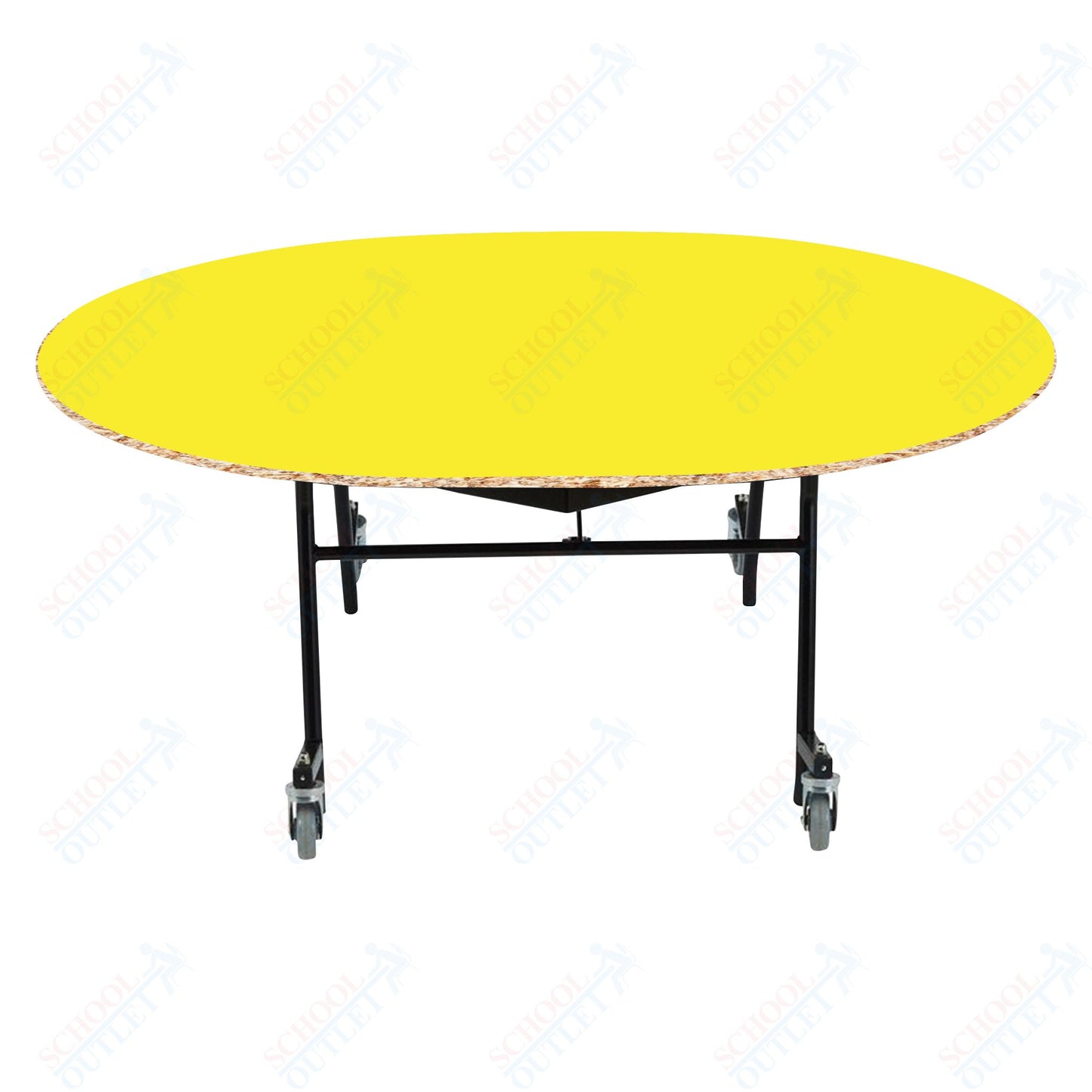 NPS EasyFold 60" x 72" Oval Table (National Public Seating NPS-MTSSF-60V)