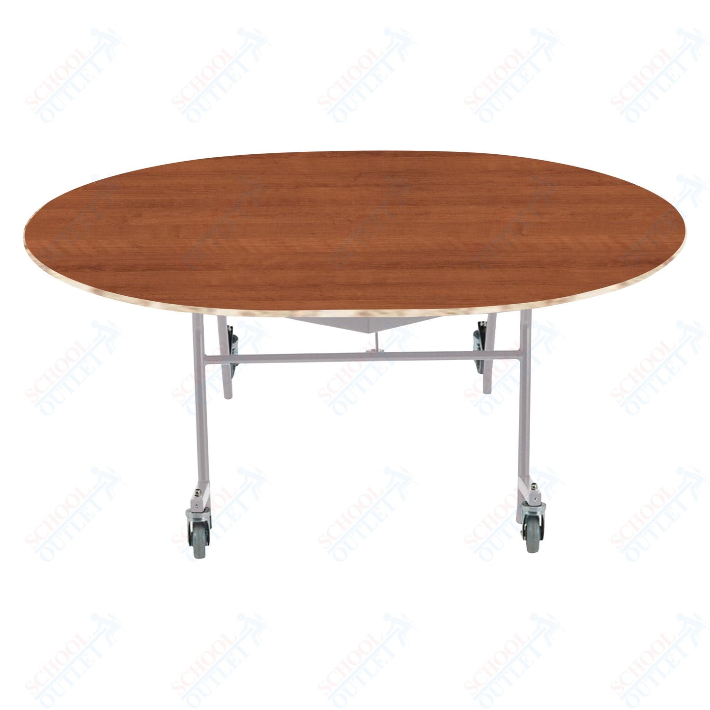 NPS EasyFold 60" x 72" Oval Table (National Public Seating NPS-MTSSF-60V)