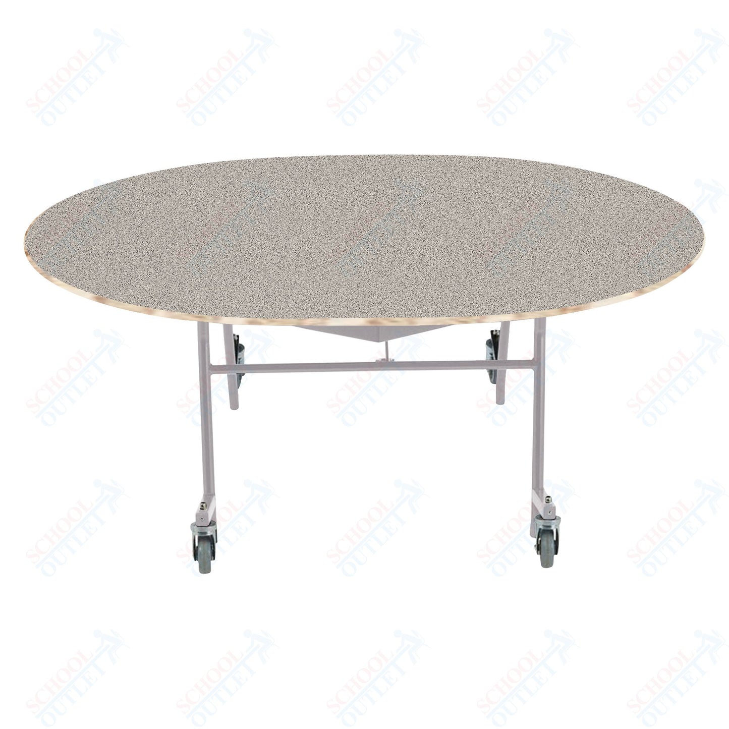 NPS EasyFold 60" x 72" Oval Table (National Public Seating NPS-MTSSF-60V)