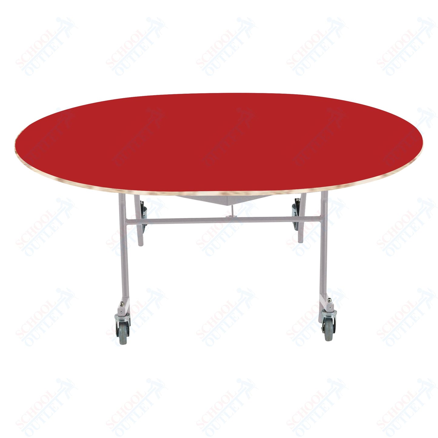 NPS EasyFold 60" x 72" Oval Table (National Public Seating NPS-MTSSF-60V)