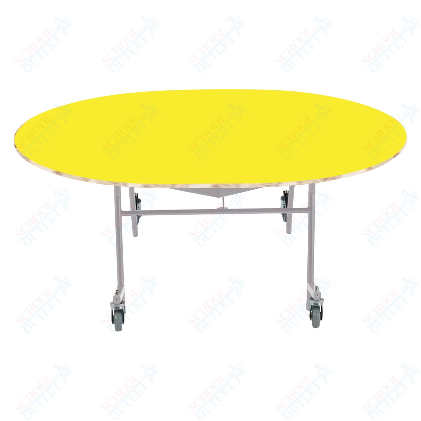 NPS EasyFold 60" x 72" Oval Table (National Public Seating NPS-MTSSF-60V)