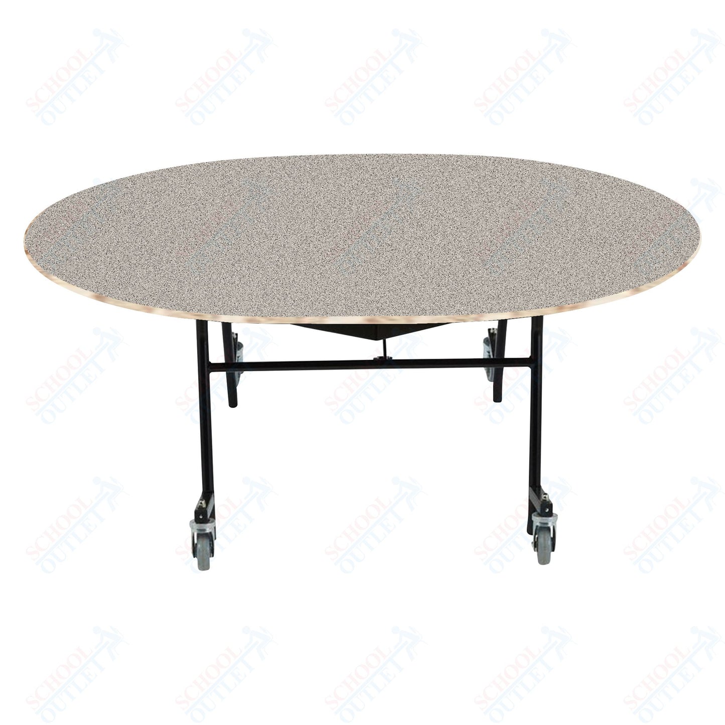 NPS EasyFold 60" x 72" Oval Table (National Public Seating NPS-MTSSF-60V)