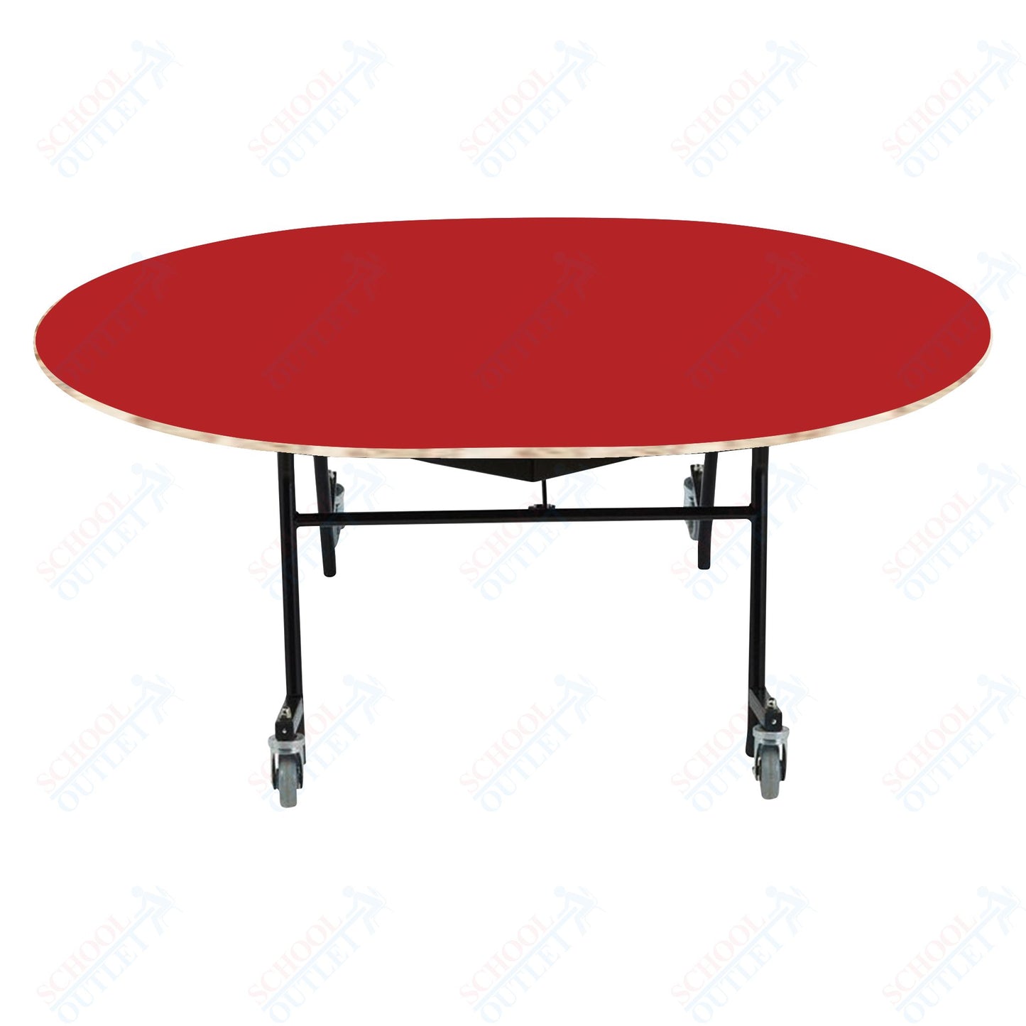 NPS EasyFold 60" x 72" Oval Table (National Public Seating NPS-MTSSF-60V)