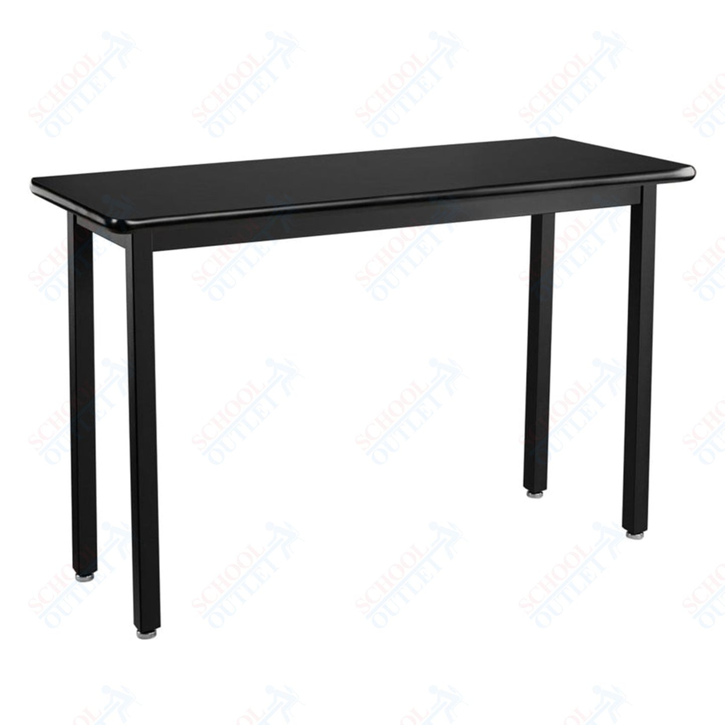 NPS Height Adjustable Science Lab Table, 18" X 42", Steel Legs (National Public Seating NPS-SLTX-1842)