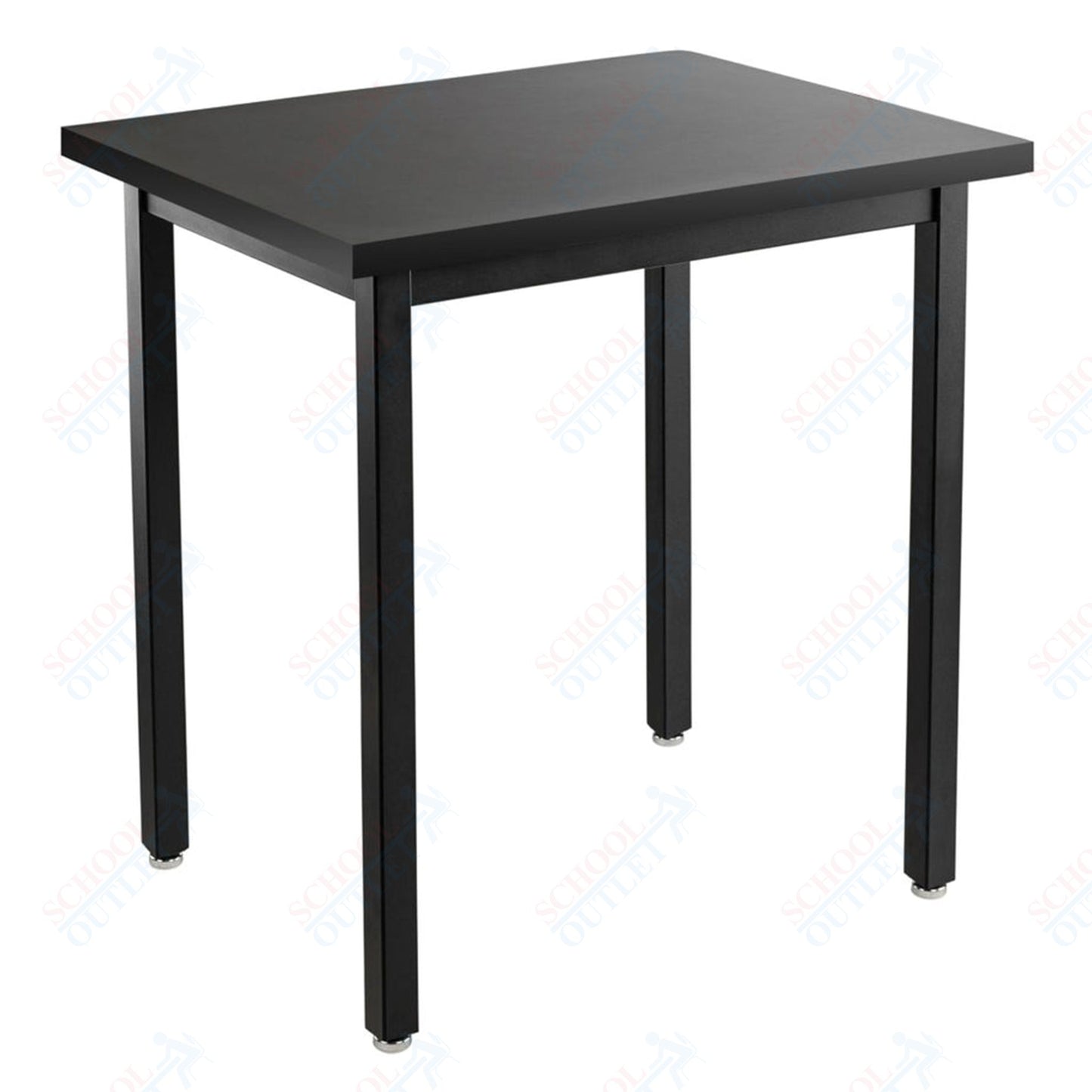 NPS Height Adjustable Science Lab Table, 24" X 36", Steel Legs (National Public Seating NPS-SLTX-2436)