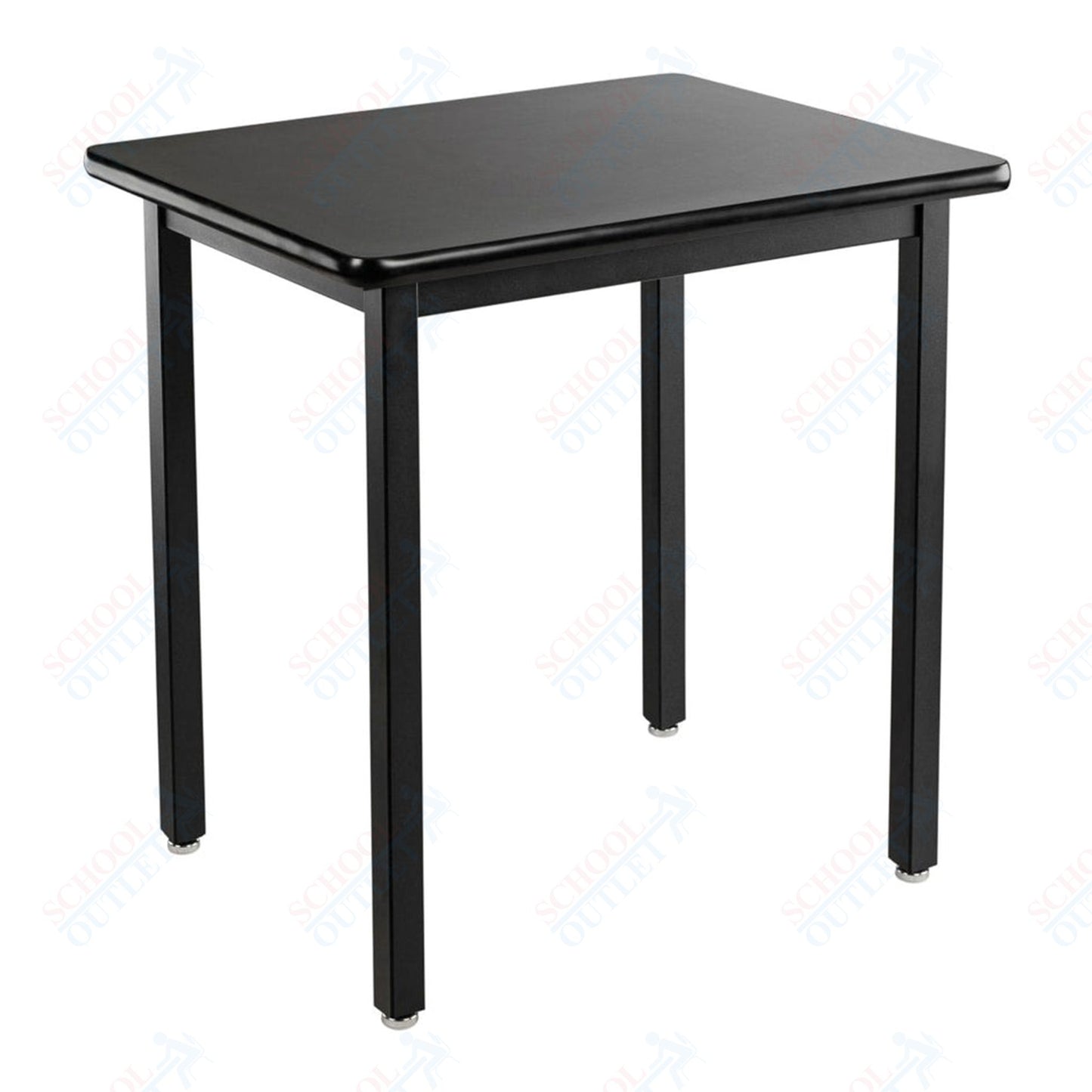NPS Height Adjustable Science Lab Table, 24" X 36", Steel Legs (National Public Seating NPS-SLTX-2436)