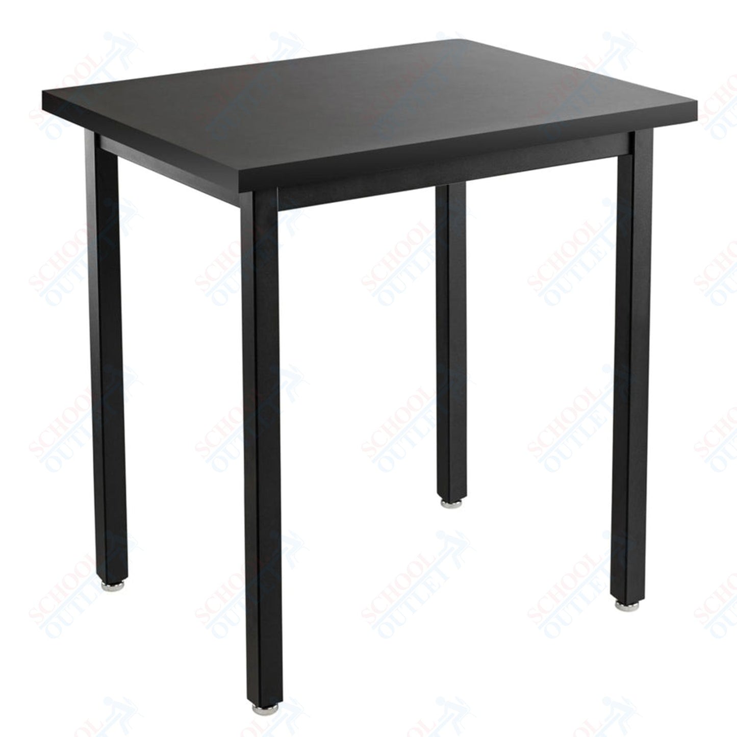 NPS Height Adjustable Science Lab Table, 24" X 36", Steel Legs (National Public Seating NPS-SLTX-2436)