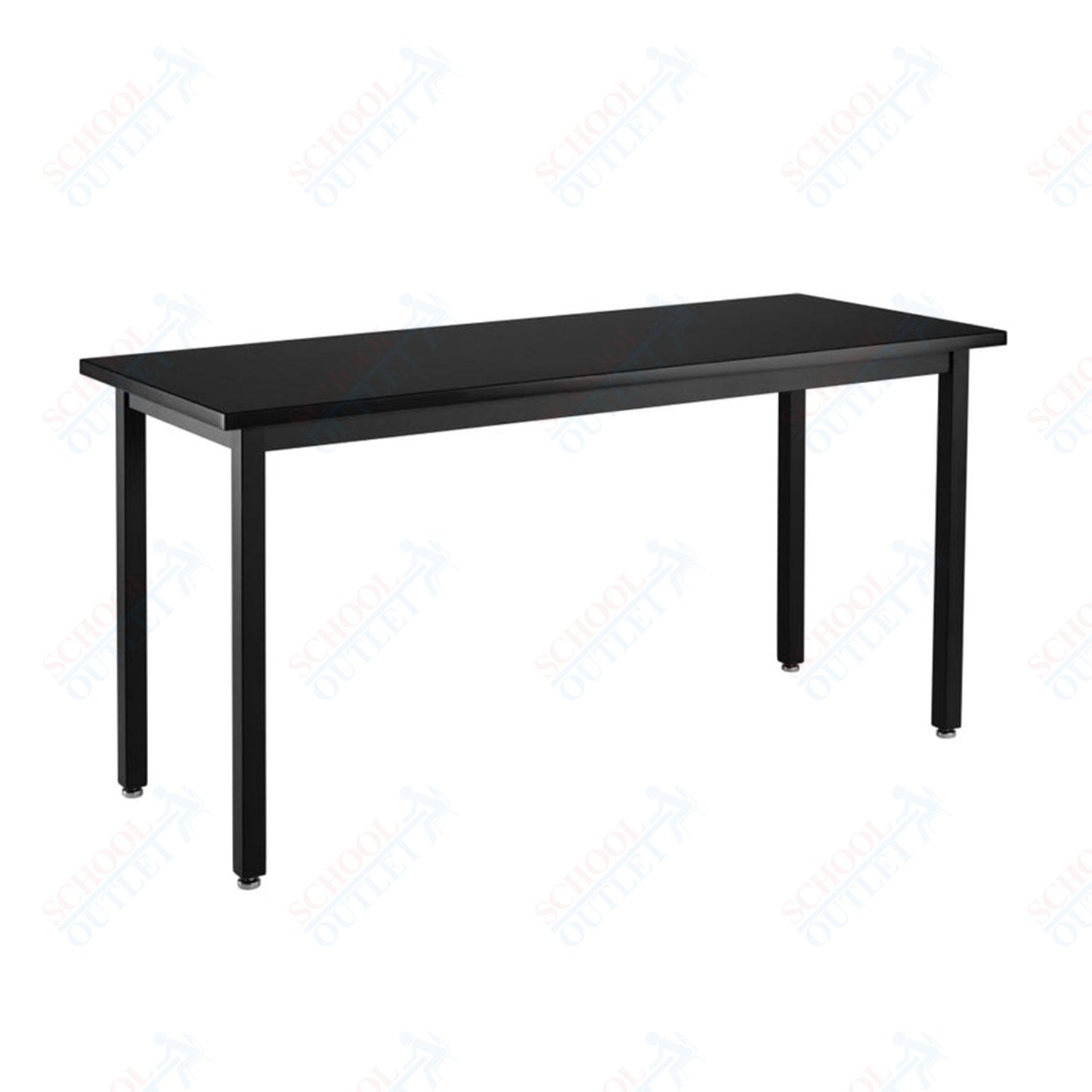 NPS Height Adjustable Science Lab Table, 24" X 42", Steel Legs (National Public Seating NPS-SLTX-2442)