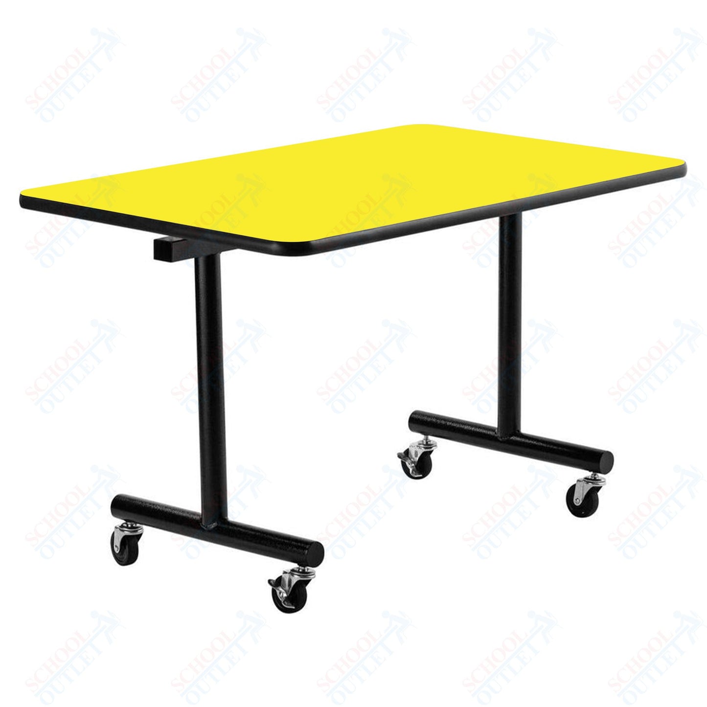 NPS ToGo Table, 24"x48", Particleboard Core (National Public Seating NPS-TGT2448PBTM)