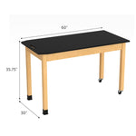 Diversified Woodcrafts PerpetuLab Wheelbarrow Science Table 60