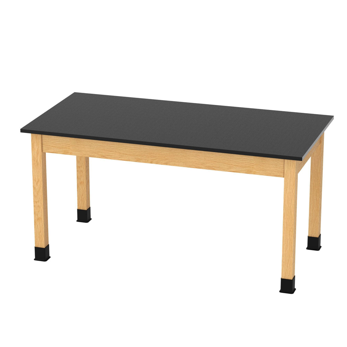 Diversified Woodcrafts Plain Apron Table High-Resistance Solid Wood Laboratory Desk 60"W x 30"L x 36.25"H (DIV-P714603036-LAB)