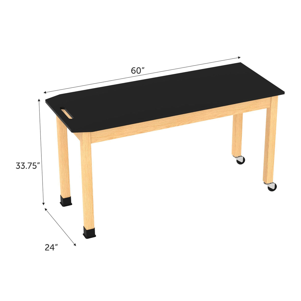 Diversified Woodcrafts PerpetuLab Wheelbarrow Science Table 60"W x 24"D x 34"H (DIV-P7604X34W)