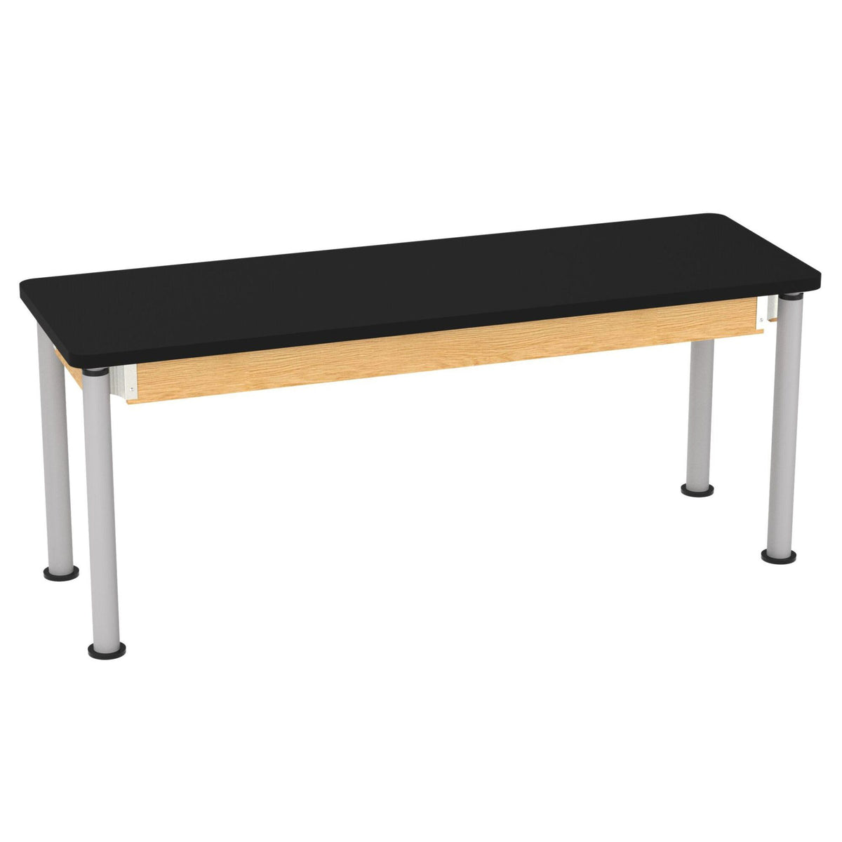 Diversified Woodcrafts Adjustable-Height Table - 72" W x 24" D