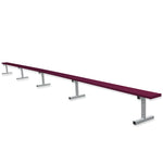 Jaypro Sports Outdoor Player Benches - Portable - Aluminum Team Bench - 27', Powder Coated (PB-95PC)