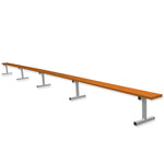 Jaypro Sports Outdoor Player Benches - Portable - Aluminum Team Bench - 27', Powder Coated (PB-95PC)