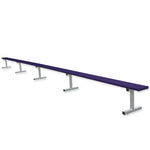 Jaypro Sports Outdoor Player Benches - Portable - Aluminum Team Bench - 27', Powder Coated (PB-95PC)