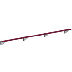 Jaypro Sports Outdoor Player Benches - Player Bench - Wall-Mounted - 21', Powder Coated (PBW-5PC)