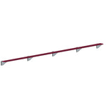 Jaypro Sports Outdoor Player Benches - Player Bench - Wall-Mounted - 27', Powder Coated (PBW-95PC)