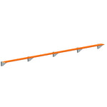 Jaypro Sports Outdoor Player Benches - Player Bench - Wall-Mounted - 27', Powder Coated (PBW-95PC)