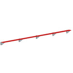 Jaypro Sports Outdoor Player Benches - Player Bench - Wall-Mounted - 27', Powder Coated (PBW-95PC)