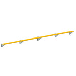Jaypro Sports Outdoor Player Benches - Player Bench - Wall-Mounted - 27', Powder Coated (PBW-95PC)