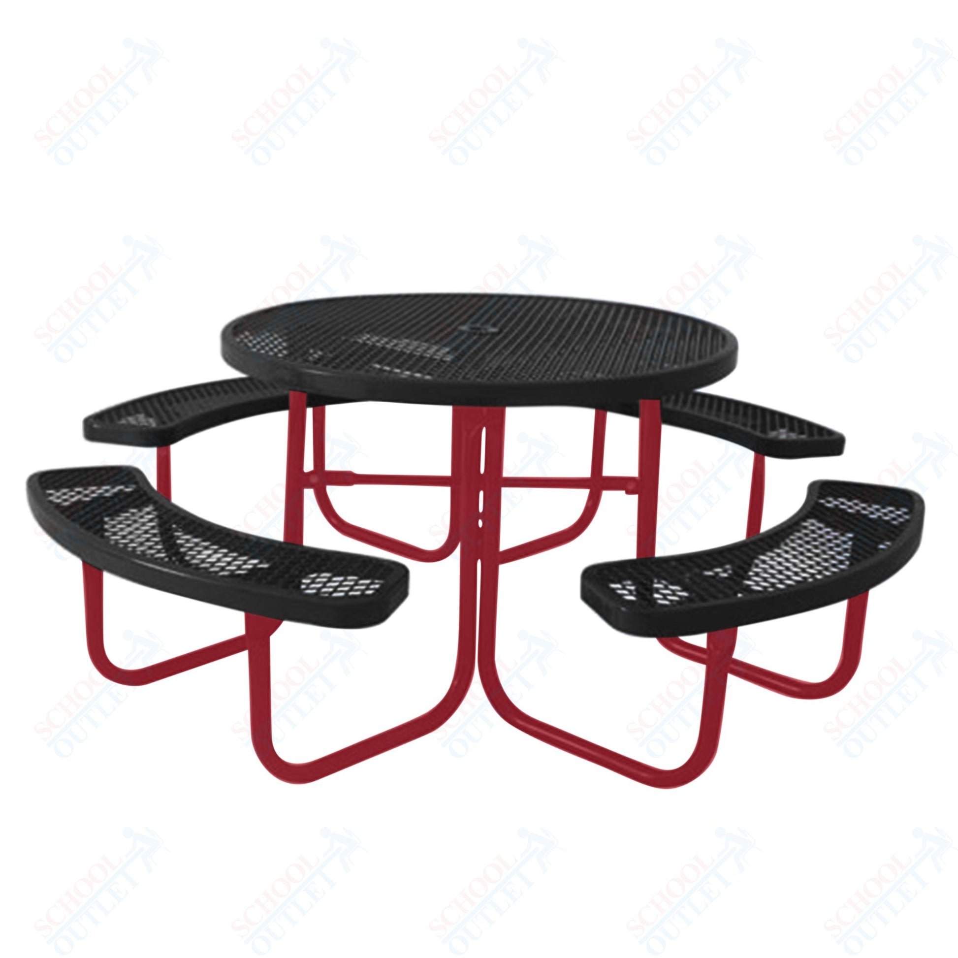 UltraPlay 46" Round Outdoor Picnic Table - SchoolOutlet