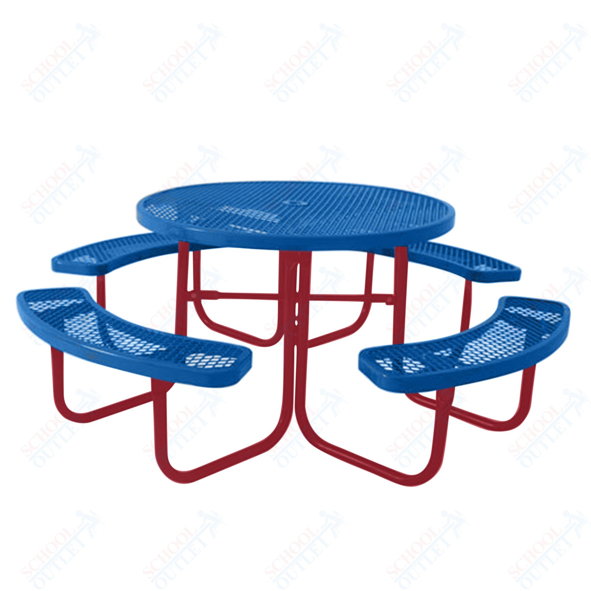 UltraPlay 46" Round Outdoor Picnic Table - SchoolOutlet