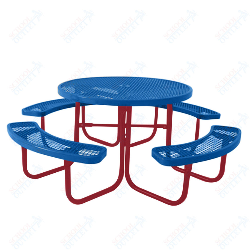 UltraPlay 46" Round Outdoor Picnic Table - SchoolOutlet