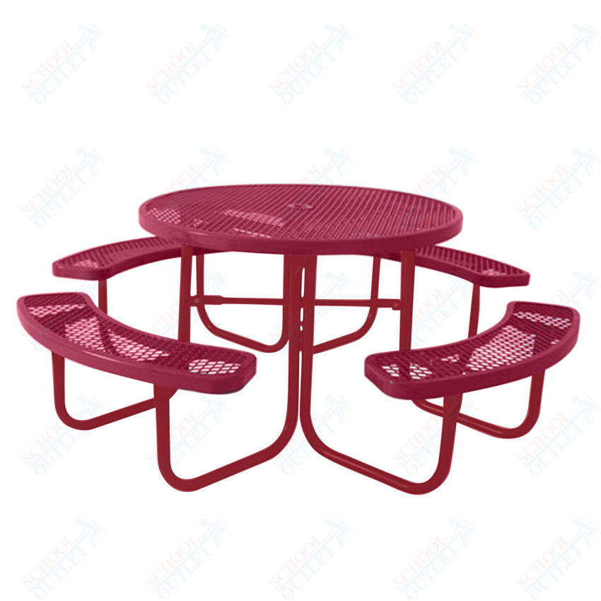 UltraPlay 46" Round Outdoor Picnic Table - SchoolOutlet