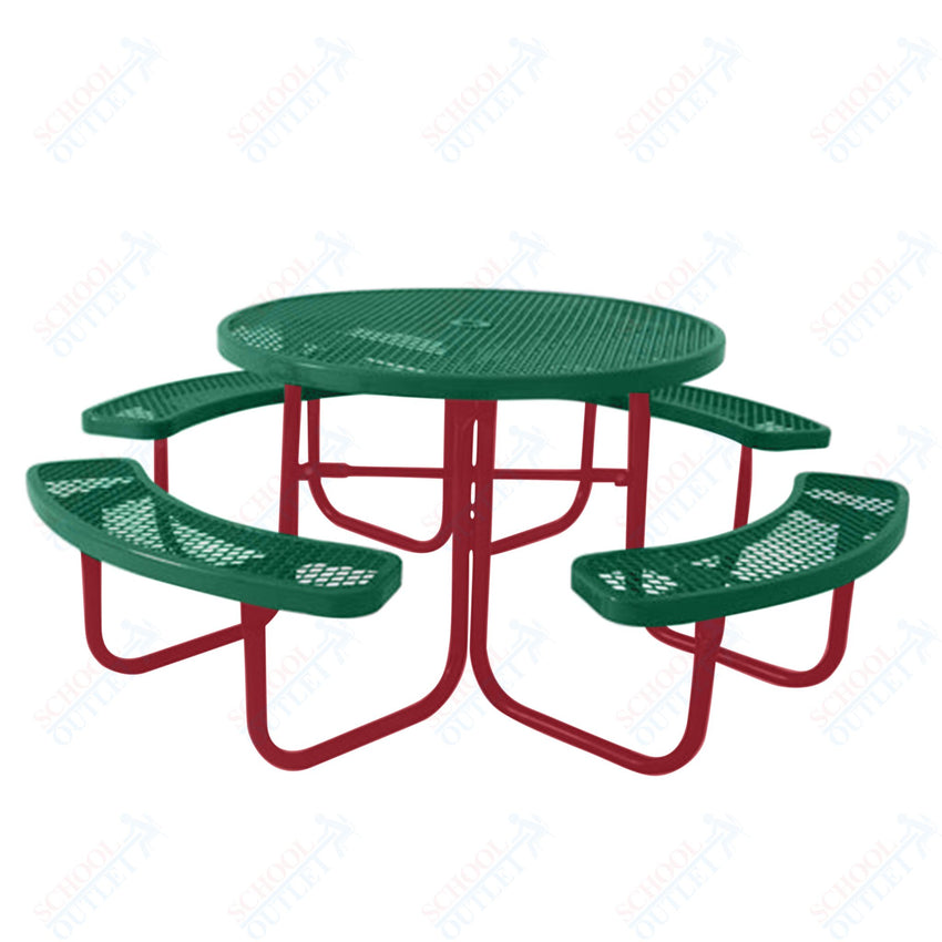 UltraPlay 46" Round Outdoor Picnic Table - SchoolOutlet