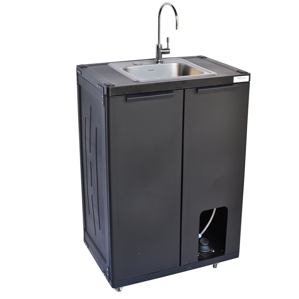 Foot Pump Portable Sink - Plastic Cabinet - COLD WATER ONLY (PSF-101)