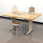 Diversified Woodcrafts Art/Planning Table - Maple Top - 60
