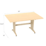 Diversified Woodcrafts Art/Planning Table - Natural Birch Plastic Laminate - 60