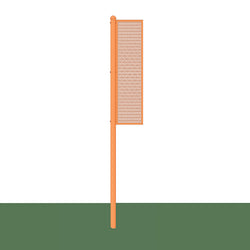Jaypro Sports Foul Poles - Collegiate , 12' H - Softball -Surface Mount-Set of 2 (SBCFP-12-XXXX)