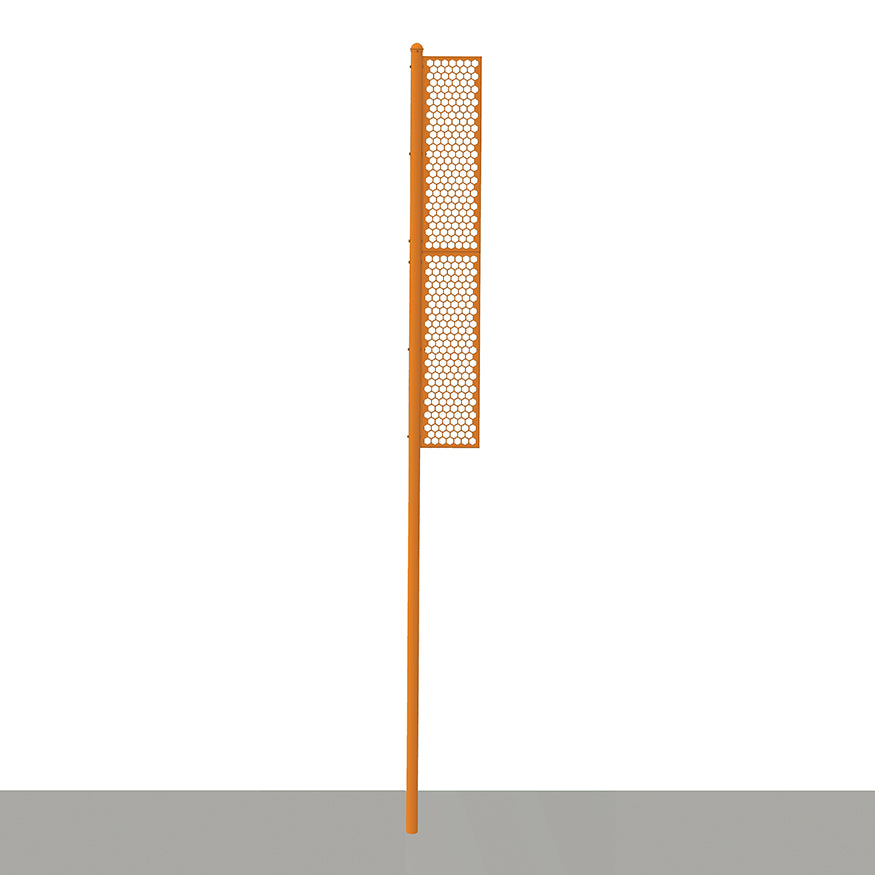 Jaypro Sports Foul Poles - Professional, 20' H - Softball -Semi Permanent (SBFP-200-XX)