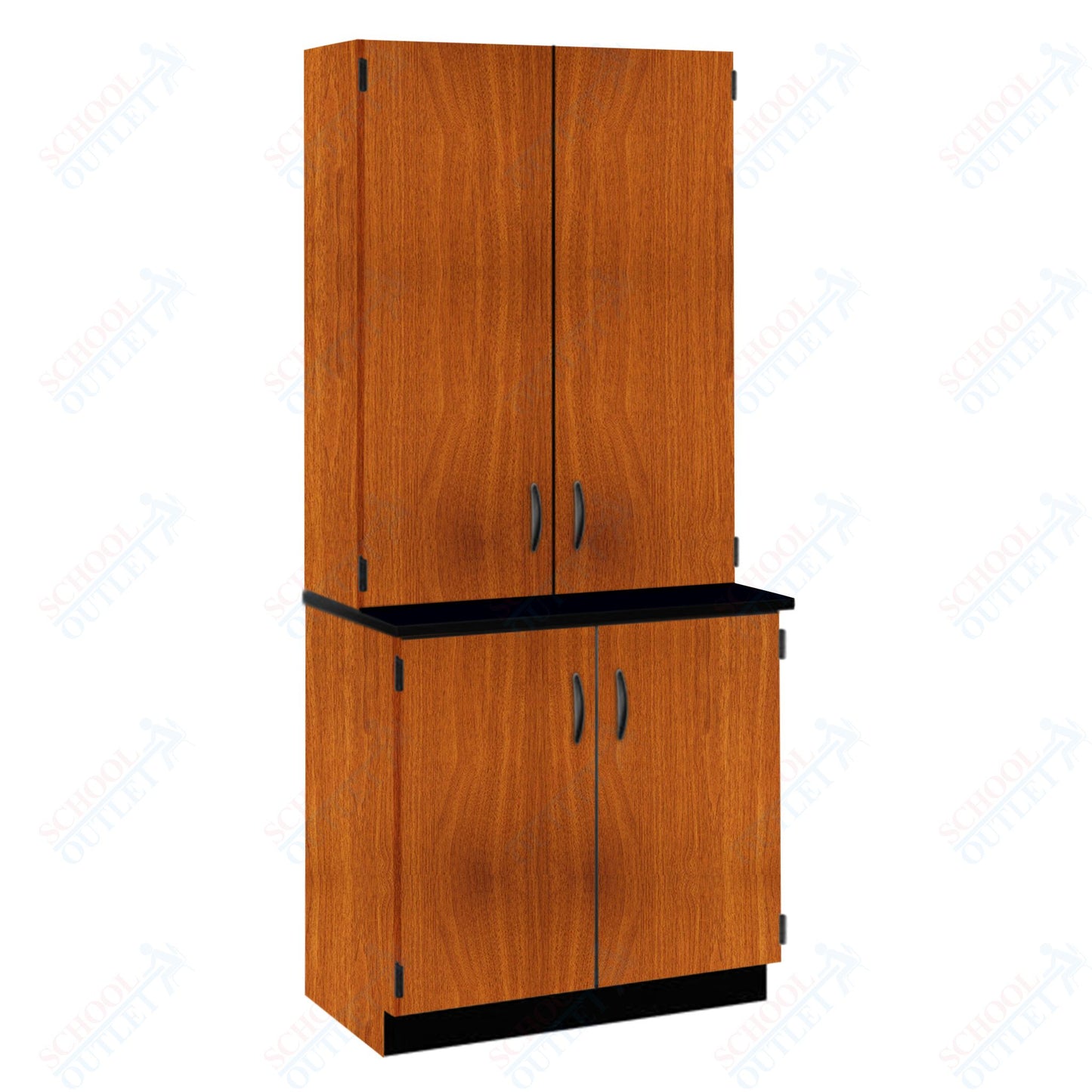 Chemical Resistant Laminate Top Door/Shelf Hutch with Lock and Base Molding (84202 K84 21)
