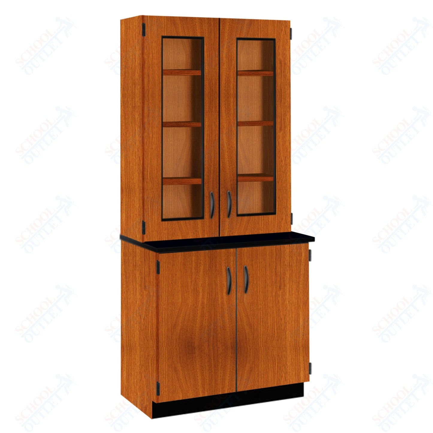 Phenolic Top Display Hutch with Lock and Base Molding (84204 K84 24)