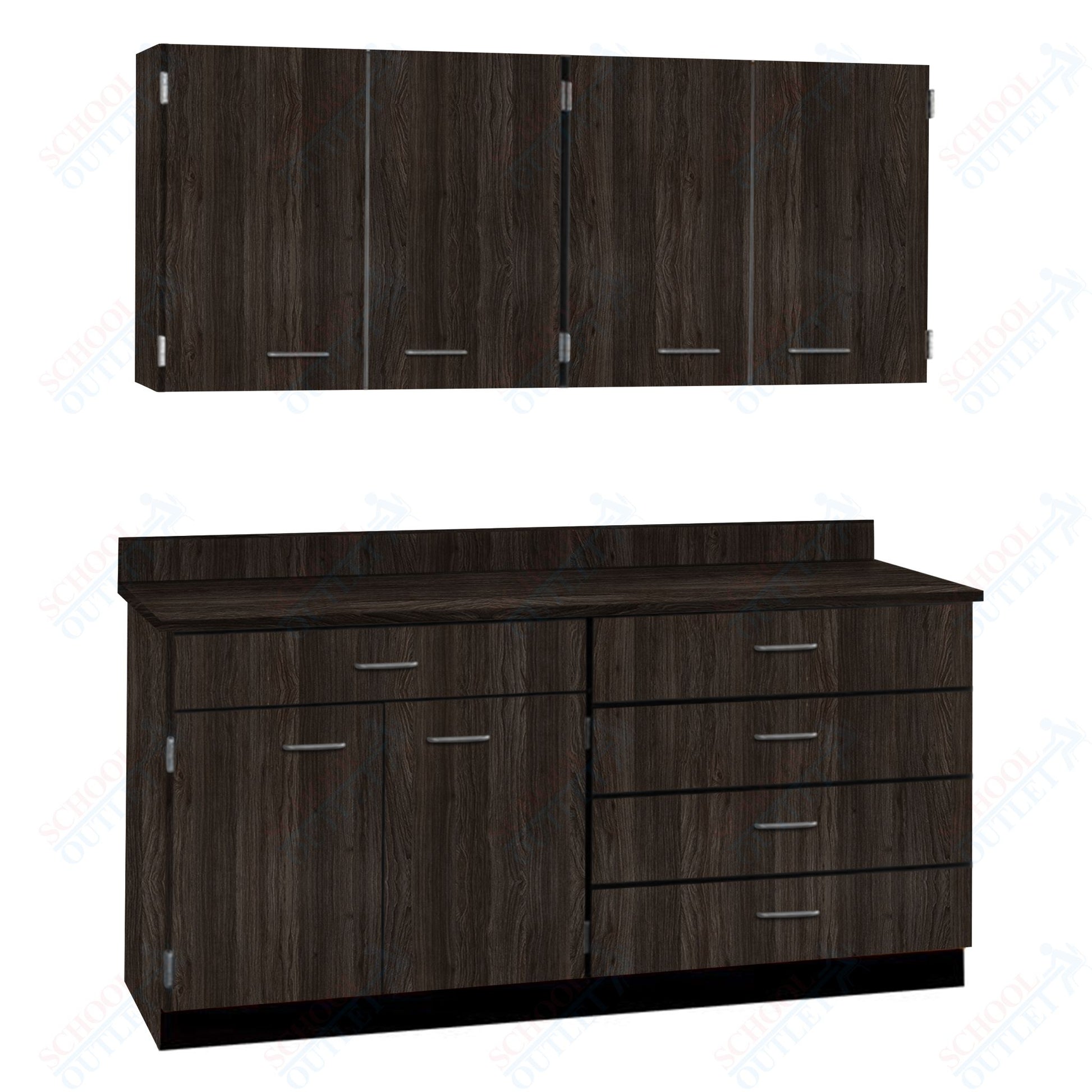 72" Wide Complete Suites with Locks (84510 F72) - SchoolOutlet