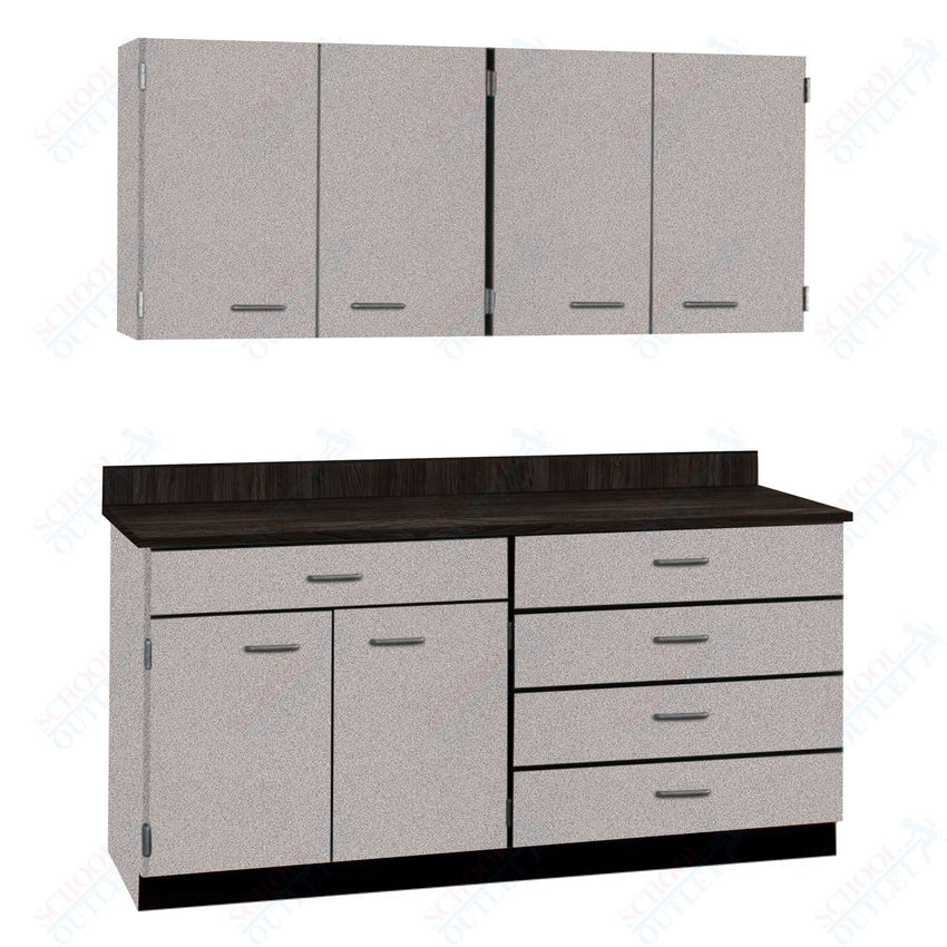 72" Wide Complete Suites with Locks (84510 F72) - SchoolOutlet