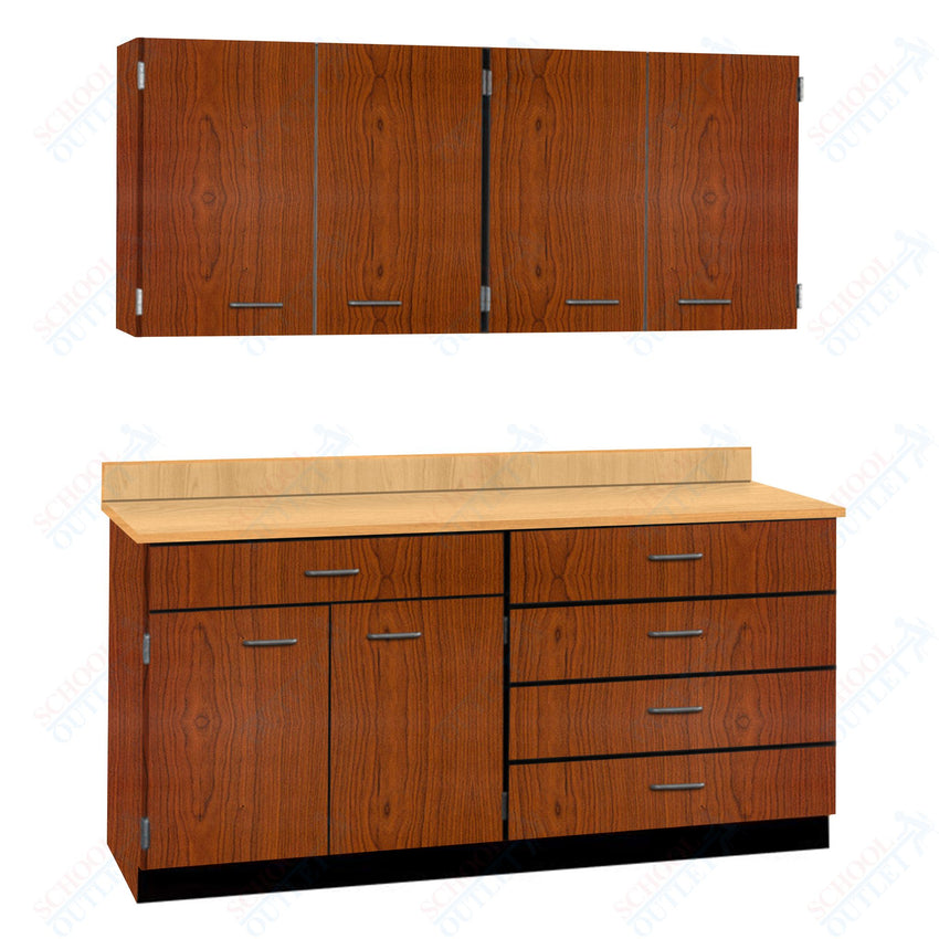 72" Wide Complete Suites with Locks (84510 F72) - SchoolOutlet