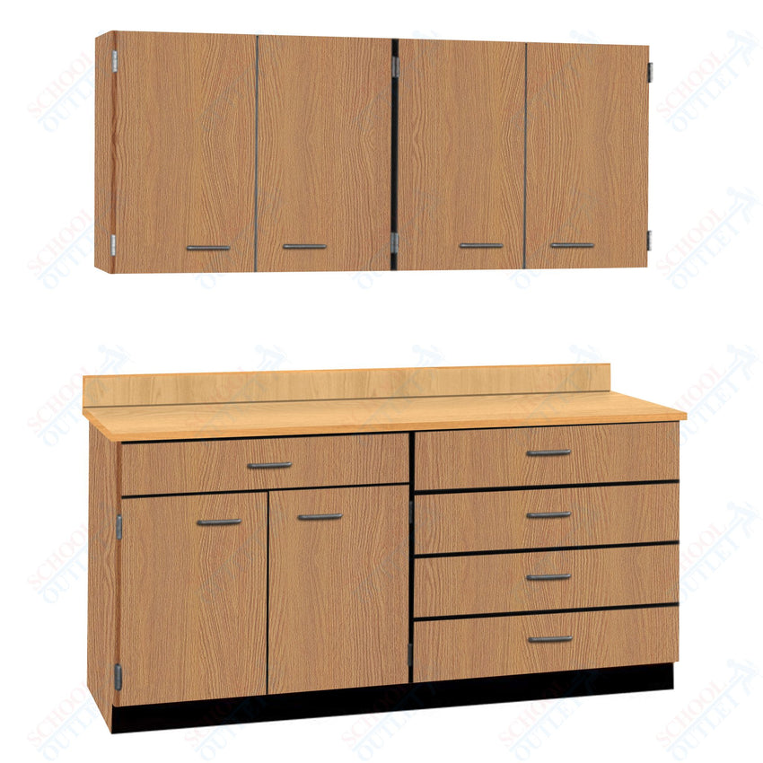 72" Wide Complete Suites with Locks (84510 F72) - SchoolOutlet