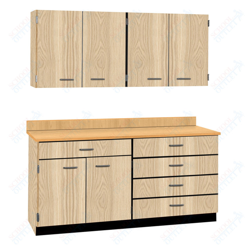 72" Wide Complete Suites with Locks (84510 F72) - SchoolOutlet