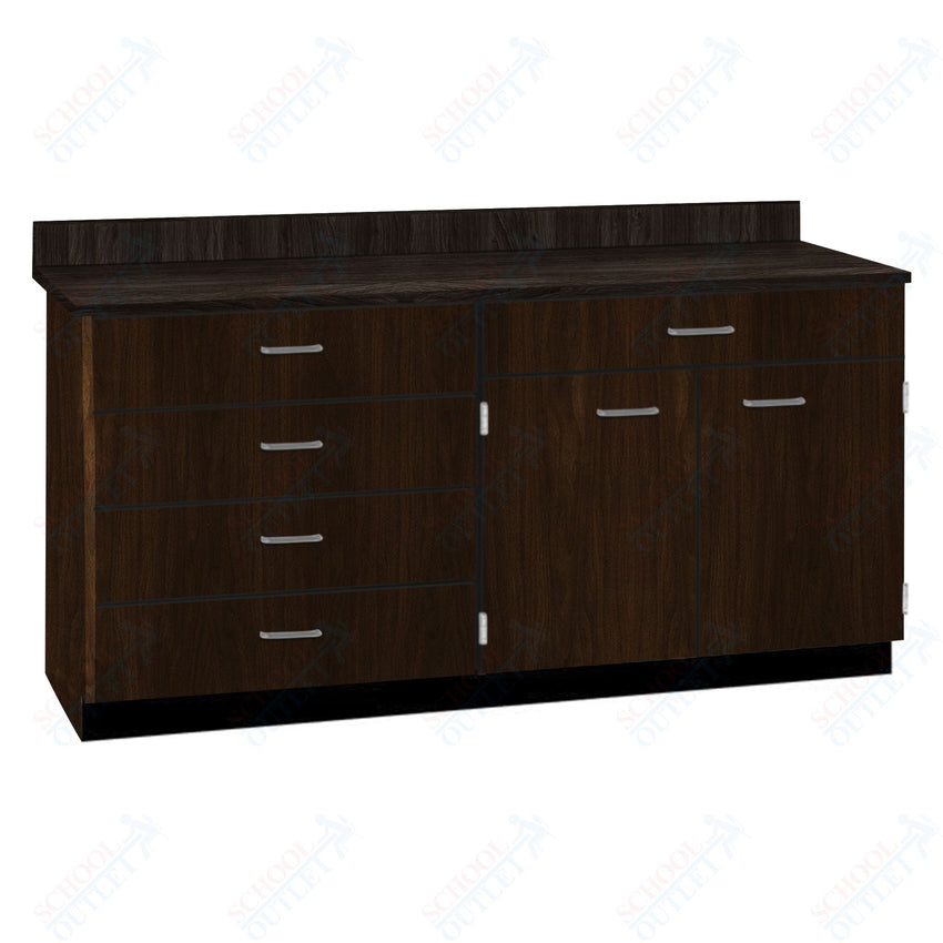 Base Cabinets with Five Drawers and Double Door Shelf (84512 F60 BC) - SchoolOutlet