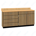 Base Cabinets with Five Drawers and Double Door Shelf (84512 F60 BC) - SchoolOutlet